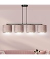 Hilde 4 Sort/Rosa pendellampe - Ø20 cm, E27, 230V, uten lyskilde
