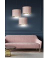 Hilde 3 Sort Premium Rosa pendellampe - Ø20 cm, E27, 230V, uten lyskilde
