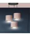 Hilde 3 Sort Premium Rosa pendellampe - Ø20 cm, E27, 230V, uten lyskilde