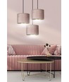 Hilde 3 Sort Premium Rosa pendellampe - Ø20 cm, E27, 230V, uten lyskilde