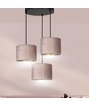 Hilde 3 Sort Premium Rosa pendellampe - Ø20 cm, E27, 230V, uten lyskilde