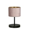 Hilde LN1 Sort/Rosa bordlampe - Ø20 cm, E27, 230V, uten lyskilde