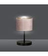 Hilde LN1 Sort/Rosa bordlampe - Ø20 cm, E27, 230V, uten lyskilde