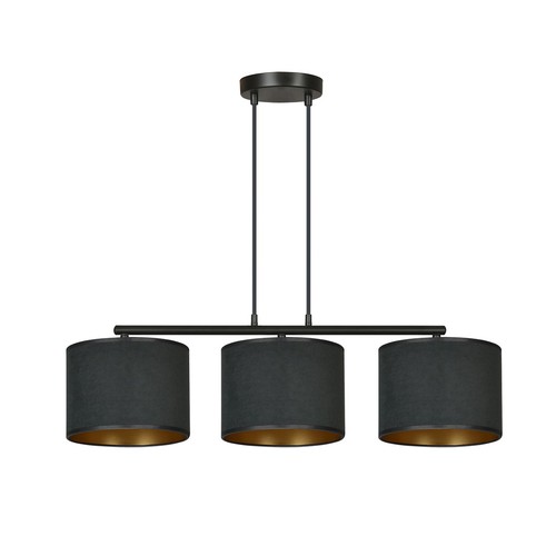 Hilde 3 Sort pendellampe - Ø20 cm, E27, 230V, uten lyskilde