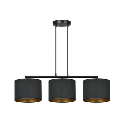 Hilde 3 Sort pendellampe - Ø20 cm, E27, 230V, uten lyskilde