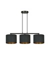 Hilde 3 Sort pendellampe - Ø20 cm, E27, 230V, uten lyskilde