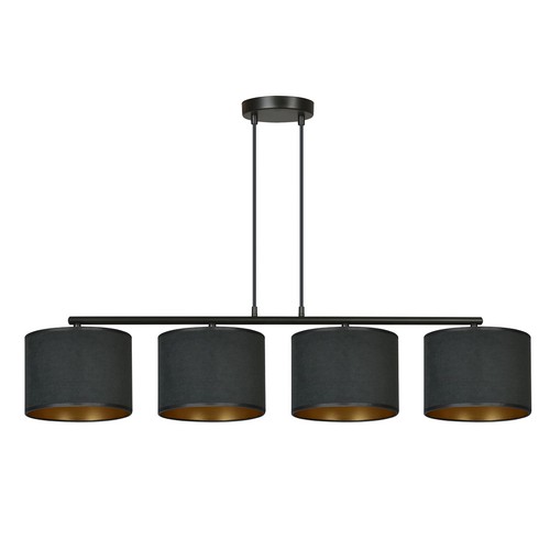 Hilde 4 Sort pendellampe - Ø20 cm, E27, 230V, uten lyskilde