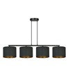 Hilde 4 Sort pendellampe - Ø20 cm, E27, 230V, uten lyskilde