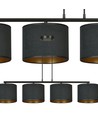 Hilde 4 Sort pendellampe - Ø20 cm, E27, 230V, uten lyskilde