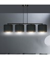 Hilde 4 Sort pendellampe - Ø20 cm, E27, 230V, uten lyskilde