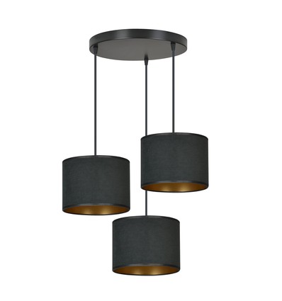 Hilde 3 Premium Sort pendellampe - Ø20 cm, E27, 230V, uten lyskilde