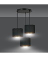 Hilde 3 Premium Sort pendellampe - Ø20 cm, E27, 230V, uten lyskilde