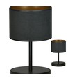 Hilde LN1 Sort bordlampe - Ø20 cm, E27, 230V, uten lyskilde