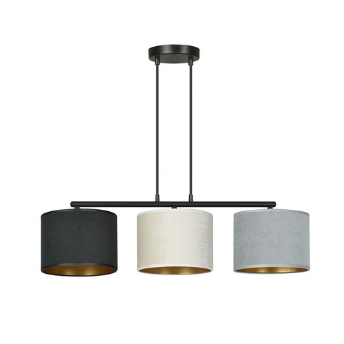 Hilde 3 Sort Mix pendellampe - Ø20 cm, E27, 230V, uten lyskilde