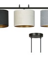 Hilde 3 Sort Mix pendellampe - Ø20 cm, E27, 230V, uten lyskilde