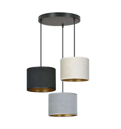 Hilde 3 Sort Premium Mix pendellampe - Ø20 cm, E27, 230V, uten lyskilde