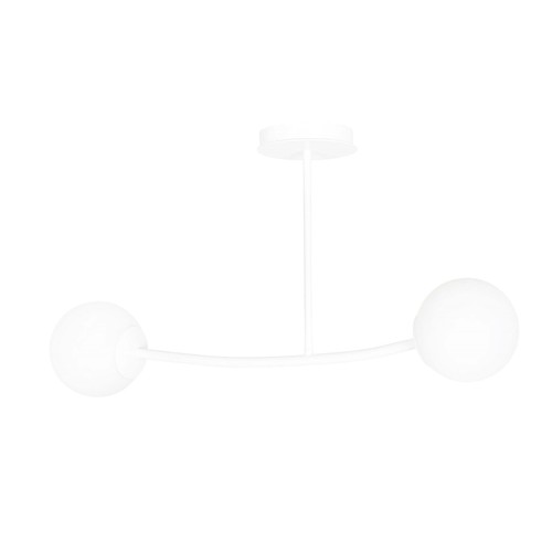 Halldor 2 Hvit taklampe - Ø15 cm, E14, 230V, uten lyskilde