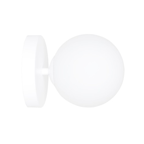 Kalf K1 Hvit vegglampe - Ø15 cm, E14, 230V, uten lyskilde