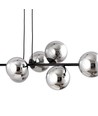 Rossi 6 Sort/Grafitt pendellampe - Ø14 cm, E14, 230V, uten lyskilde