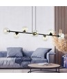 Rossi 8 Sort/Transparent pendellampe - Ø14 cm, E14, 230V, uten lyspære