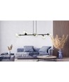 Rossi 6 Sort/Transparent pendellampe - Ø14 cm, E14, 230V, uten lyskilde