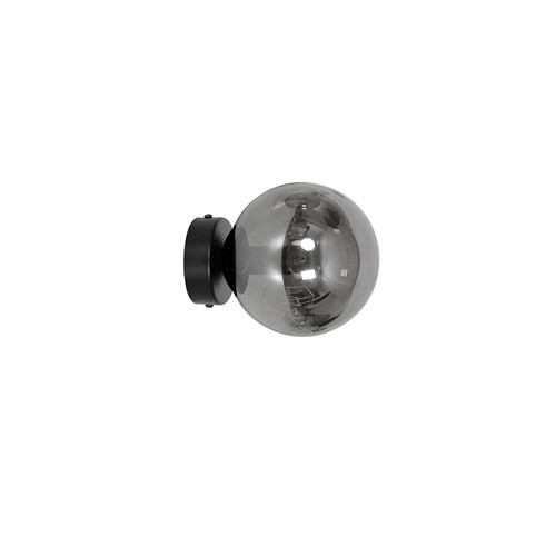 Rossi K1 Sort/Grafitt vegglampe - Ø14 cm, E14, 230V, uten lyskilde