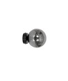 Rossi K1 Sort/Grafitt vegglampe - Ø14 cm, E14, 230V, uten lyskilde