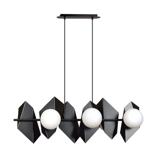 Drifton 6 Sort pendellampe - Ø15 cm, E14, 230V, uten lyskilde