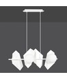 Drifton 4 Hvit pendellampe - Ø15 cm, E14, 230V, uten lyskilde
