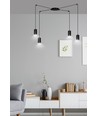 Traker 4/Sort pendellampe - GU10, 230V, uten lyskilde