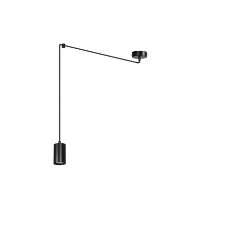 Traker 1/Sort pendel lampe - GU10, 230V, uten lyskilde