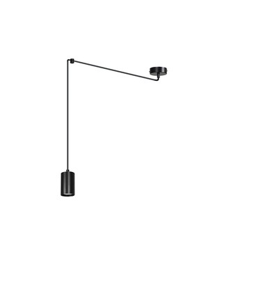Traker 1/Sort pendel lampe - GU10, 230V, uten lyskilde