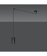 Traker 1/Sort pendel lampe - GU10, 230V, uten lyskilde