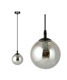 Cosmo 1 Sort/Grafitt pendellampe - Ø14 cm, E14, 230V, uten lyskilde