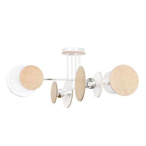 Zita 4 Hvit taklampe - E27, 230V, uten lyskilde