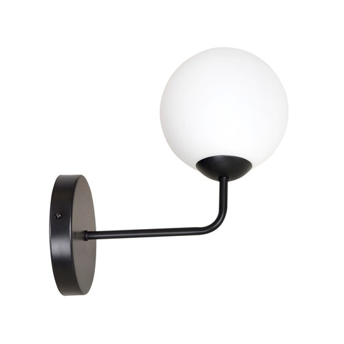 Pregos K1 Sort vegglampe - Ø15 cm, E14, 230V, uten lyskilde
