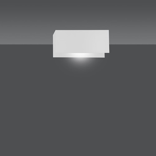 Gentor K1 Hvit vegglampe - E27, 230V, uten lyskilde