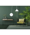 Abramo 1 Hvit pendellampe - E27, 230V, uten lyskilde
