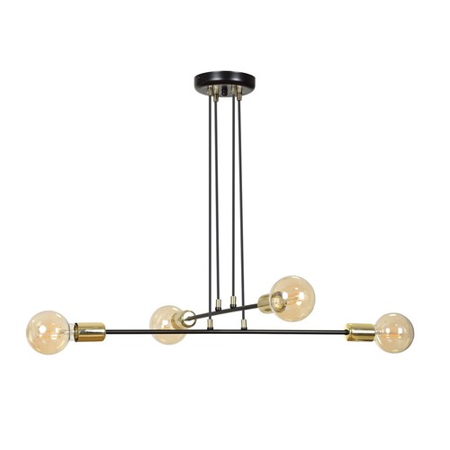 Vesio 4 Sort pendellampe - E27, 230V, uten lyskilde