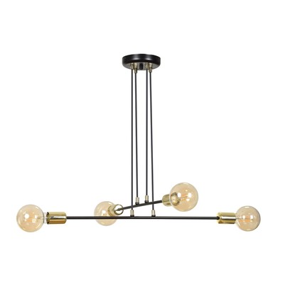 Vesio 4 Sort pendellampe - E27, 230V, uten lyskilde