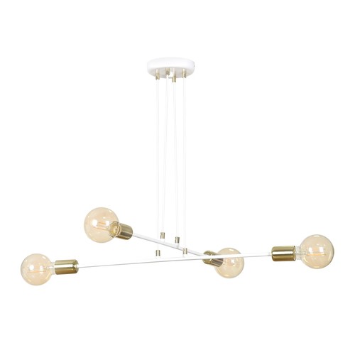 Vesio 4 Hvit pendellampe - E27, 230V, uten lyskilde