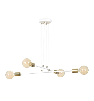Vesio 4 Hvit pendellampe - E27, 230V, uten lyskilde
