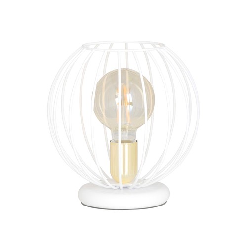Albio LN1 Hvit bordlampe - E27, 230V, uten lyskilde