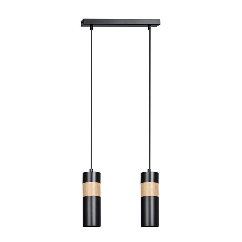 Akari 2 Sort pendellampe - GU10, 230V, uten lyskilde