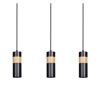 Akari 3 Svart pendellampe - GU10, 230V, uten lyskilde