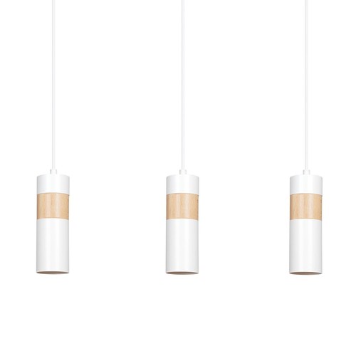 Akari 3 Hvit pendellampe - GU10, 230V, uten lyskilde