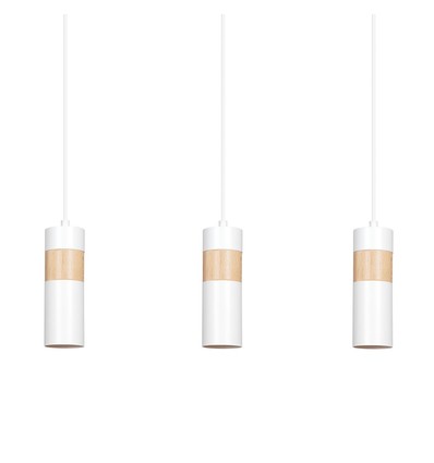 Akari 3 Hvit pendellampe - GU10, 230V, uten lyskilde