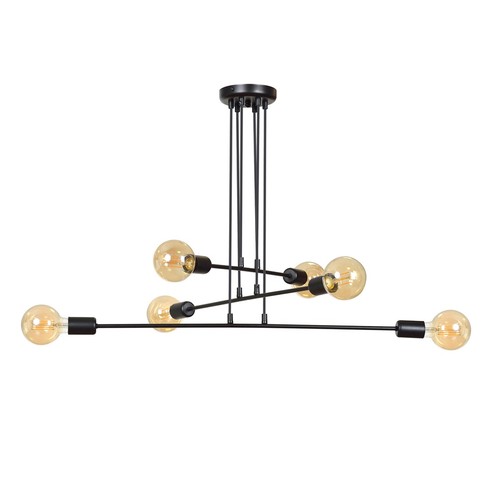 Multipo 6 Svart pendellampe - E27, 230V, uten lyskilde