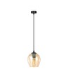 Istar 1 Sort/Amber pendellampe - Ø14 cm, E27, 230V, uten lyskilde