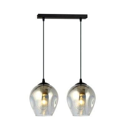 Istar 2 Sort/Grafitt pendellampe - Ø14 cm, E27, 230V, uten lyskilde